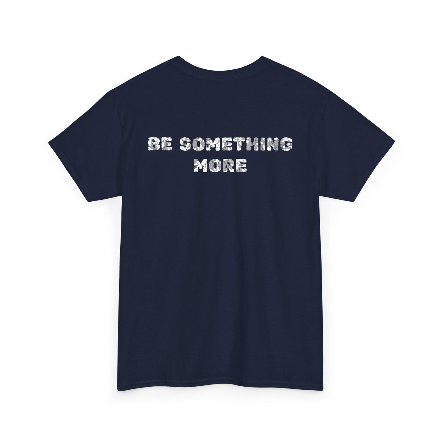 Be Human Graphic Tee — Minimalist Red & Blue Logo T-Shirt