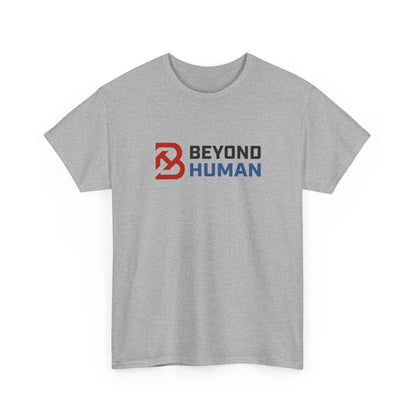 Be Human Graphic Tee — Minimalist Red & Blue Logo T-Shirt