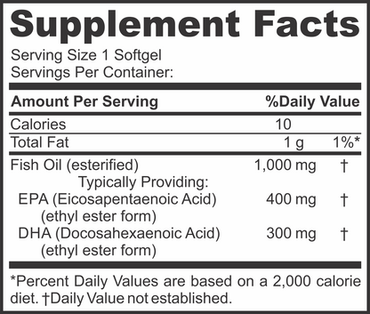 Mega EPA/DHA Fish Oil