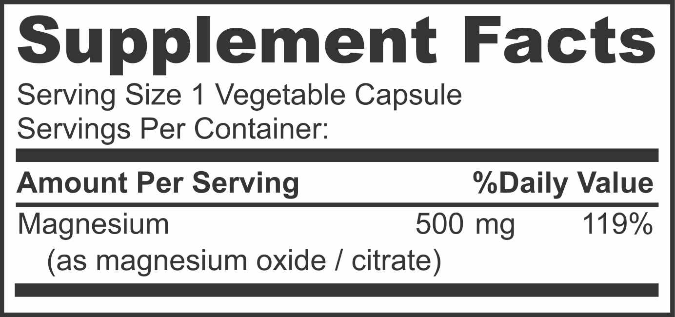 Magnesium Oxide/Citrate