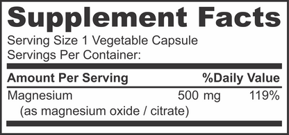 Magnesium Oxide/Citrate