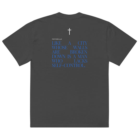 Proverbs 25:28 Oversized Scripture Tee