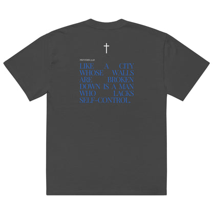 Proverbs 25:28 Oversized Scripture Tee